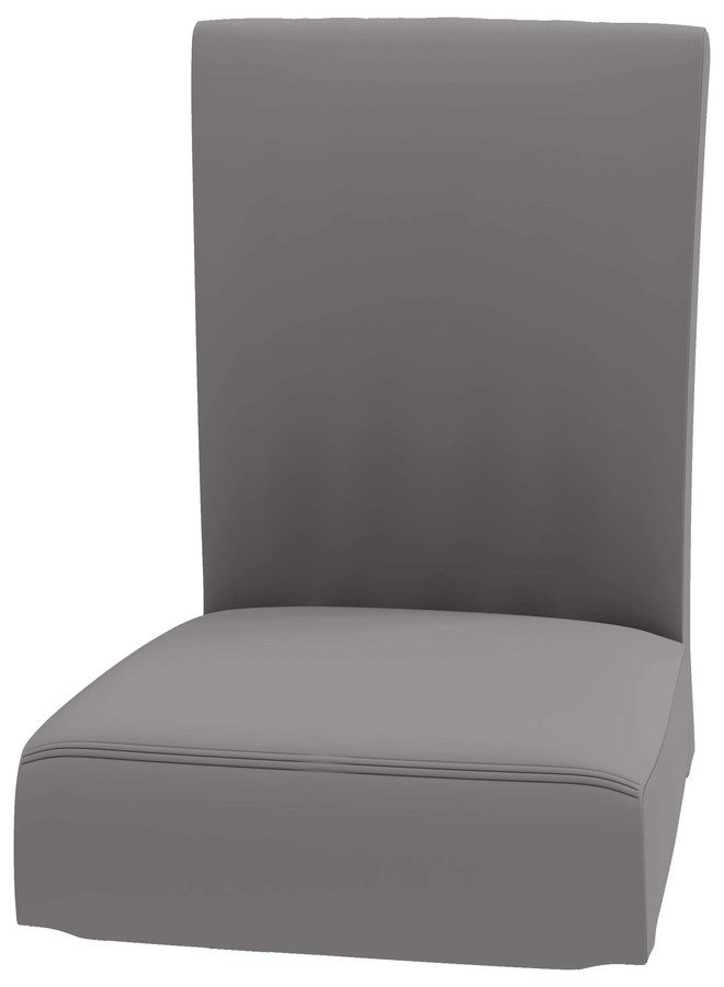 Custom Slipcover Replacement عرض المقعد: 18 1/2 بوصة. غطاء بديل لكرسي بار هنريكسدال المصنوع من القطن المتين مع مسند ظهر، مصمم خصيصًا ومتوافق مع غطاء كرسي بار هنريكسدال من ايكيا أو غطاء قابل للإزالة (رمادي فاتح). - Image 1